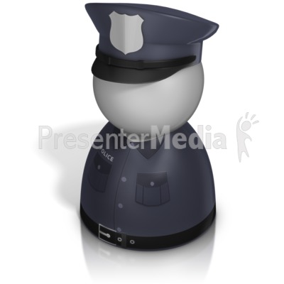 Police Officer Pawn Presentation clipart