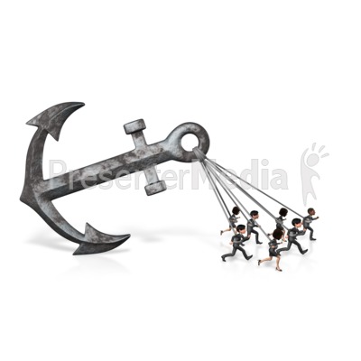 Anchor Business Group Pull Presentation clipart