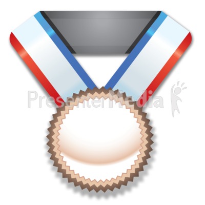 Bronze Medal Award Presentation clipart