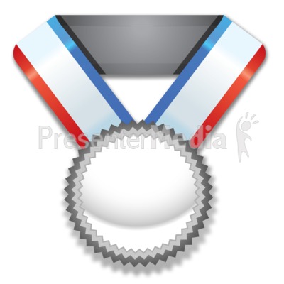 Silver Medal Award Presentation clipart