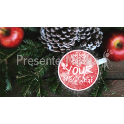 Coffee Apples And Pine Presentation clipart
