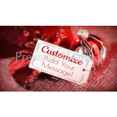 Christmas Tag Custom Presentation clipart
