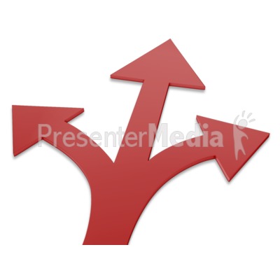 Path Split Three Presentation clipart