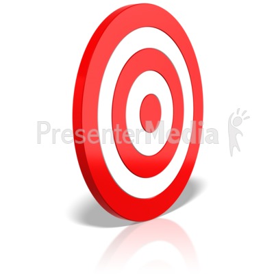 Target Upright Angle Presentation clipart