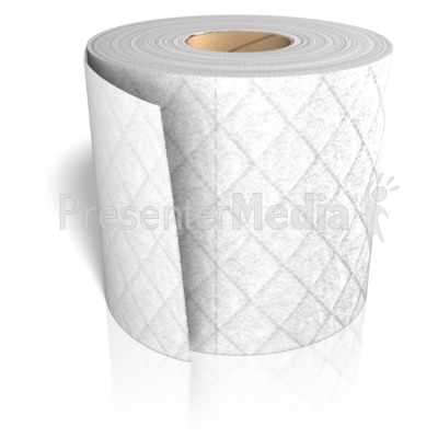 Toilet Paper Roll Presentation clipart