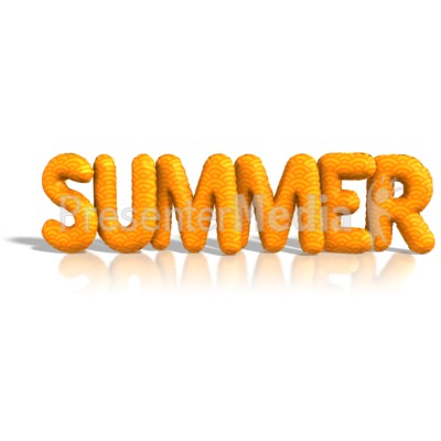 Summer Vinyl Text Presentation clipart