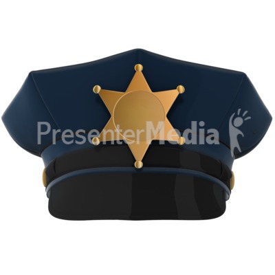 Police Hat ClipArt Presentation clipart
