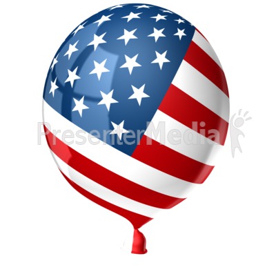 American Balloon Presentation clipart