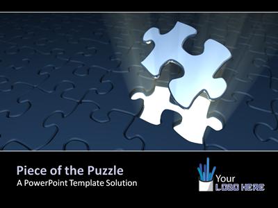Powerpoint Puzzle Pieces on Piece Of The Puzzle A Powerpoint Template From Presentermedia Com