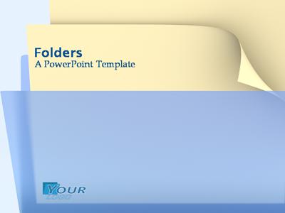 Folders PowerPoint Template powerpoint templates education. Folders PowerPoint Template