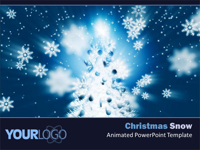 Animated Fall Backgrounds on Christmas Snow A Powerpoint Template From Presentermedia Com