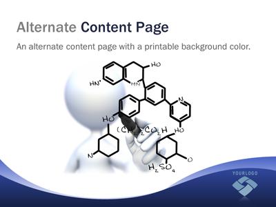 Chemistry Wave A Powerpoint Template From Presentermedia Com Organic Chemistry Powerpoint Templates Free