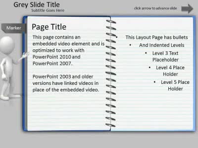 <strong>Free Powerpoint template</strong> or Google Slides theme with <strong>paper</strong> ... Notebook paper powerpoint template free