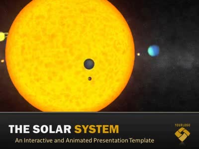 Solar System A Science And Technology Powerpoint Template From Presentermedia Com Solar System Powerpoint Template