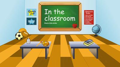 In The Classroom - A Education PowerPoint Template from ...