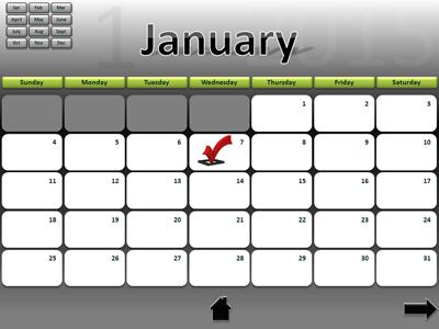 calendar interactive 2015 a powerpoint template from ppt calendar template 2015