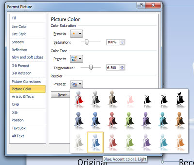 PowerPoint Recolor Image
