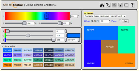 chooser Color Palette Chooser