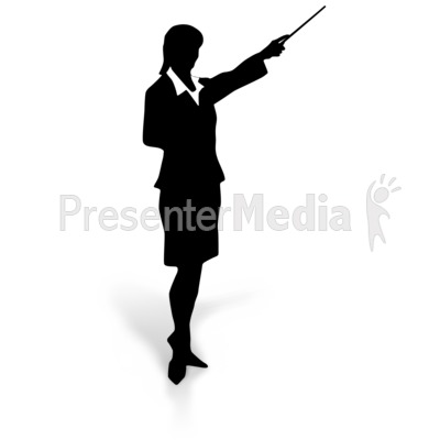 Businesswoman silhouette Clip Art