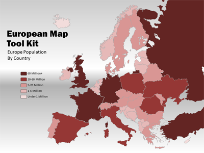 Europe Map PowerPoint Template