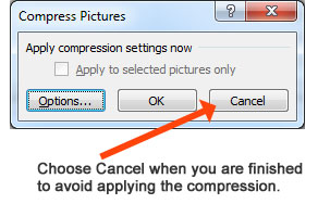 Cancel Compression