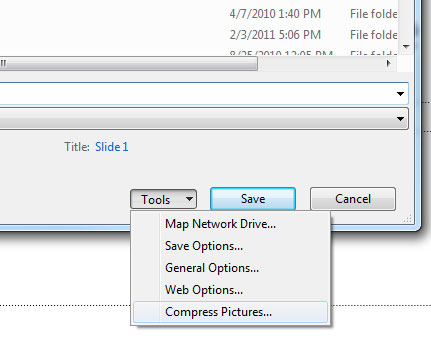 PowerPoint Compress Pictures