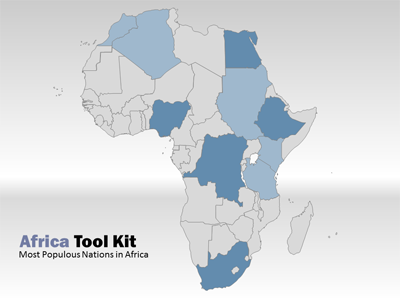 PowerPoint Map of Africa