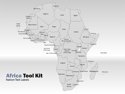 PowerPoint Map of Africa