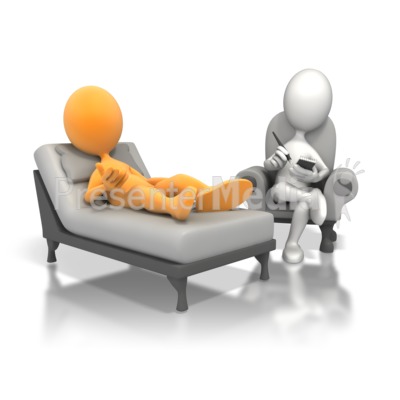 Figure on Couch with Psychiatrist