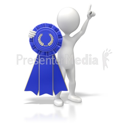 Figure awarded a Blue Ribbon