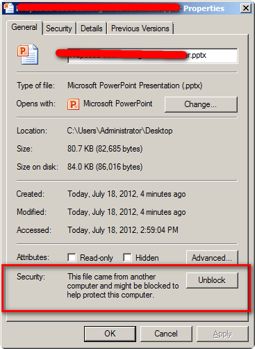 powerpoint 2010 ne peut tout simplement pas ouvrir les fichiers enregistrés étant donné que pptx