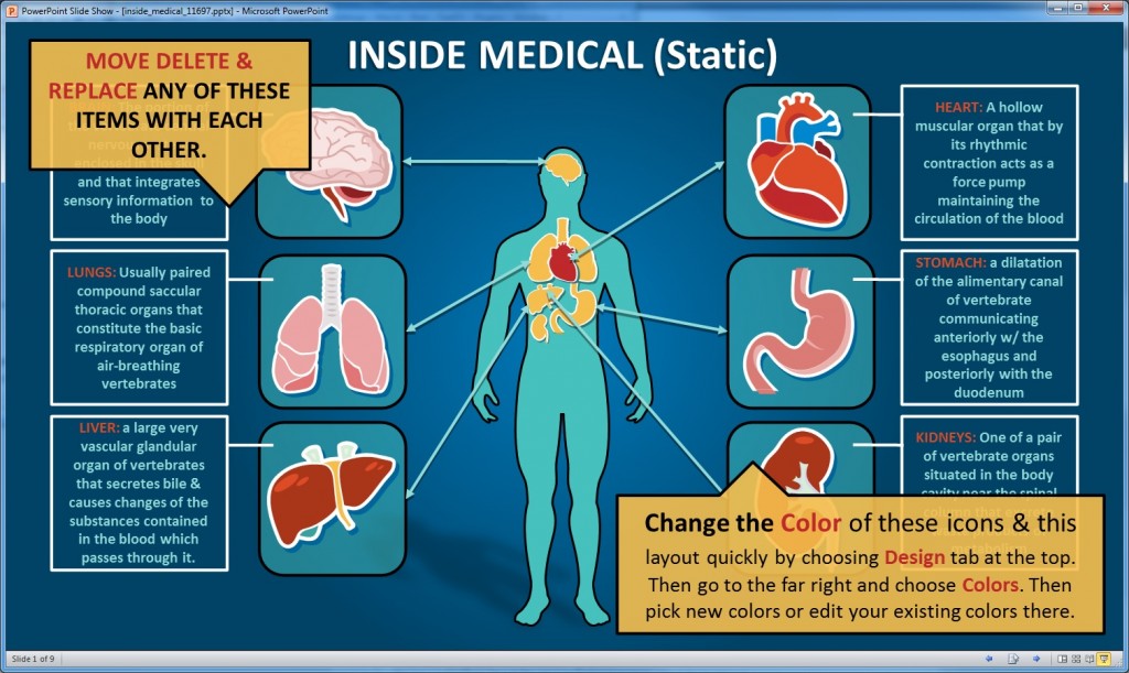 Inside Medical PowerPoint Template