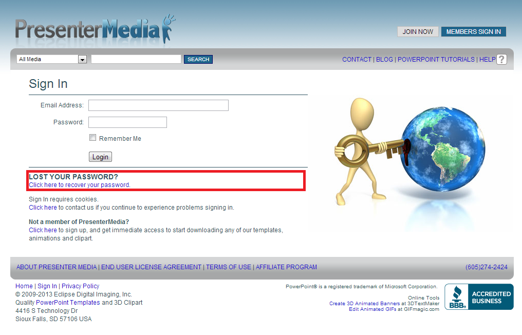 Presenter Media Login Password Free