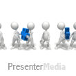 Teamwork Pass The Puzzle - PowerPoint Animation