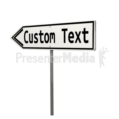 custom single arrow street