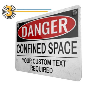 A custom clip art danger sign image