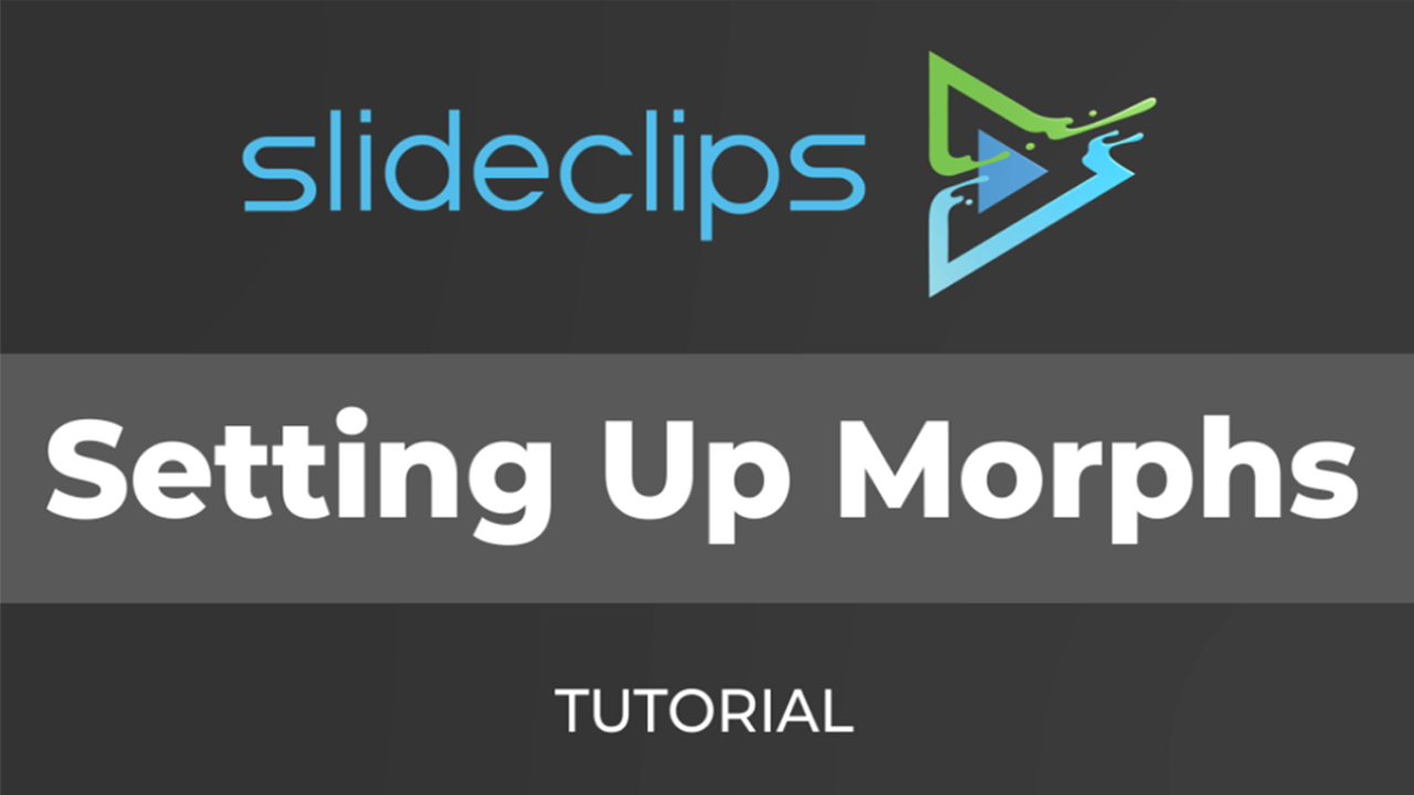 A feature image preview for the blog Using Morphs in the SlideClips Video Maker.