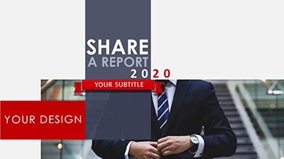 A May Presentation Templates for PowerPoint preview image of a man in business suit.