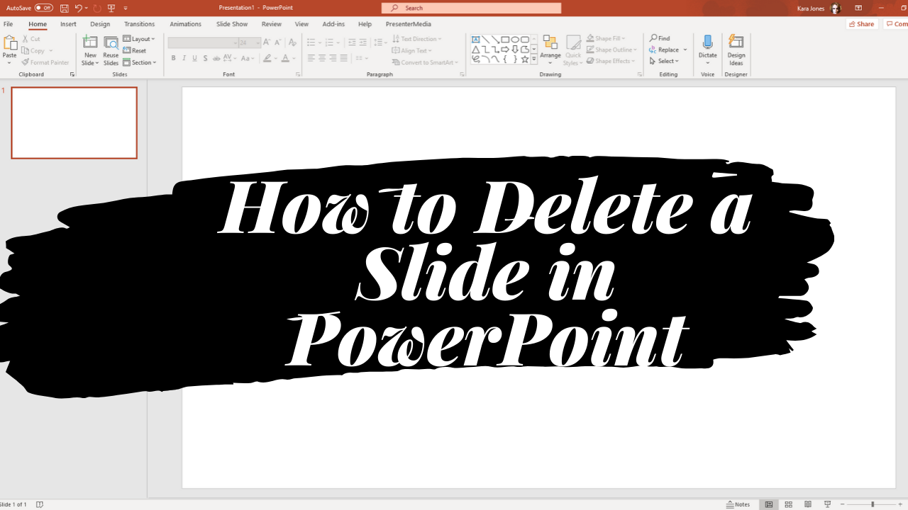 A feature image preview for the blog How to delete a slide in Microsoft PowerPoint.