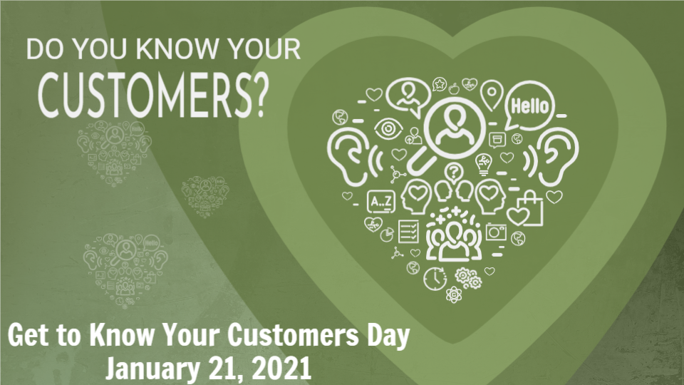 A feature image preview for the blog Great Ideas for "Get to Know Your Customers Day".
