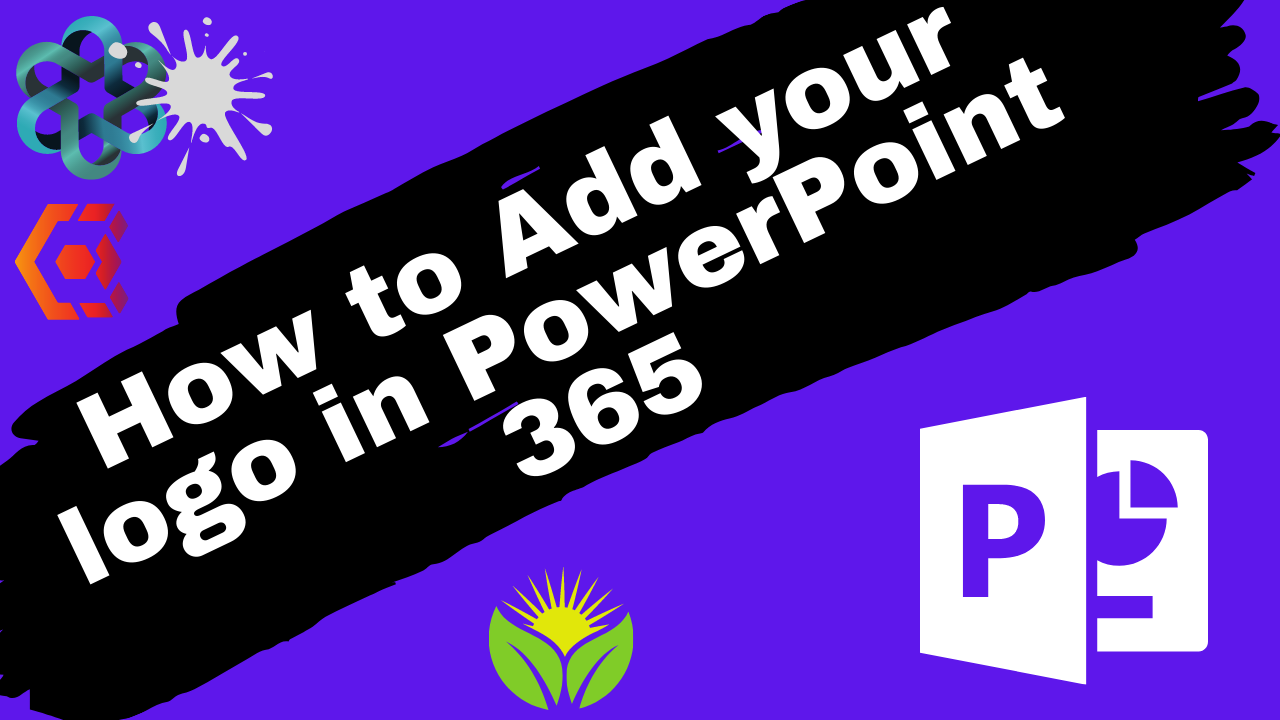 A feature image preview for the blog How to add your logo to all your PowerPoint 365 slides automatically.