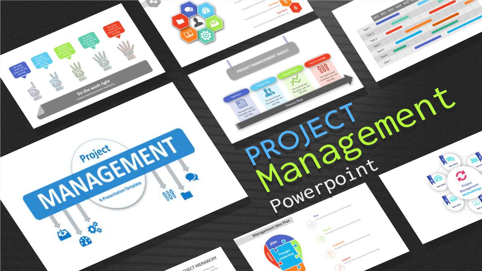 Project Management Diagram Slide Preview
