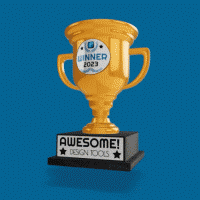 Trophy GIF hovering animation