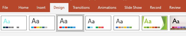 Design Tab in PowerPoint