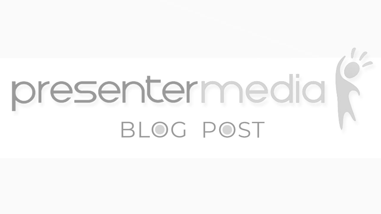 A feature image preview for the blog Downloading My First PresenterMedia Template.