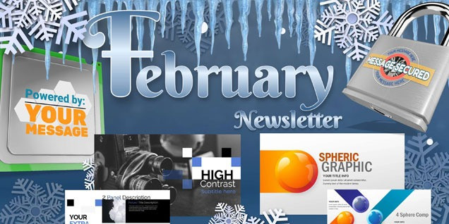 A feature image preview for the blog PresenterMedia February Newsletter - 2023.