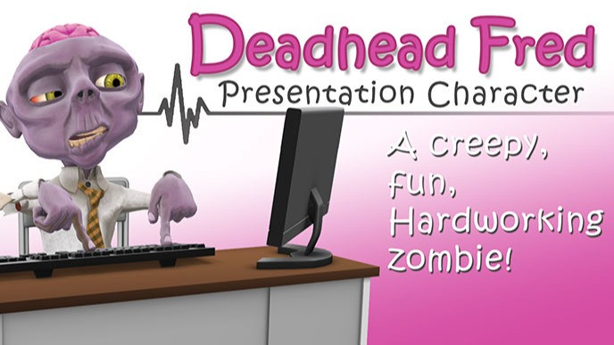 A feature image preview for the blog New Deadhead Fred Zombie Presentation Character.
